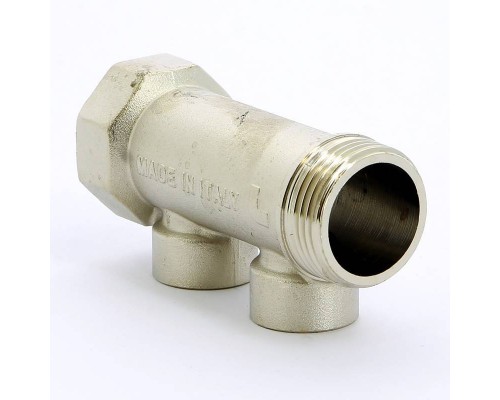 Коллектор НВ 1" никелированный ITAP 2 выхода 1/2"В 38мм