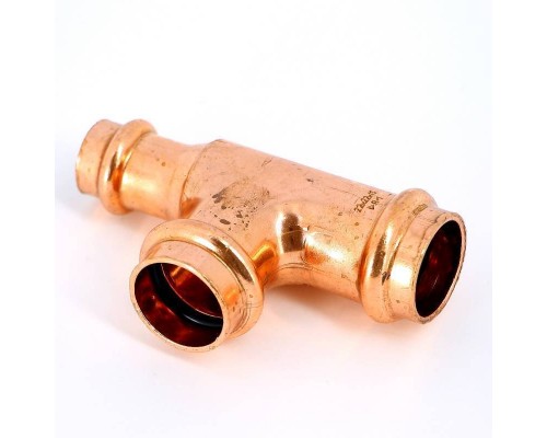 Тройник пресс IBP 22 х 22 х 15 медь Тройник пресс IBP 22 х 22 х 15 медь