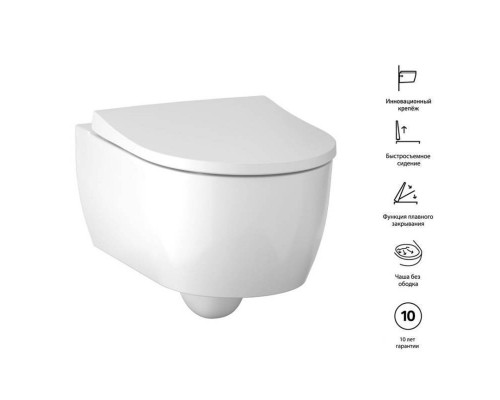 Комплект Geberit iCon 111.300.00.5 + 111.815.00.1 + 500.784.01.1 + 115.883.01.1
