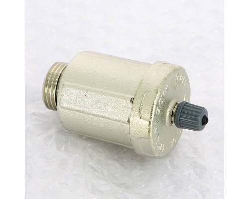 Воздухоотводчик автоматический Н 1/2" UNI-FITT с нижним подключением с O-RING и верхним выпуском никелированный Воздухоотводчик автоматический Н 1/2" UNI-FITT с нижним подключением с O-RING и верхним выпуском никелированный