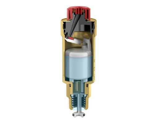 Воздухоотводчик автоматический Flamco Flexvent 3/8" с отсечным клапаном