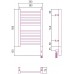 Сунержа Модус 3.0 Полотенцесушитель электрический 30x50h, прав., цвет: мат. черный 31-5701-5030