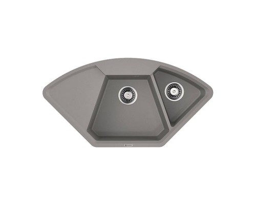 Omoikiri Yonaka 98-C-GR Кухонная мойка Artgranit 98x50 см, цвет: leningrad grey 4993714