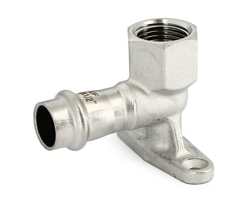 Водорозетка пресс UNI-FITT 15 х 1/2" нержавеющая сталь