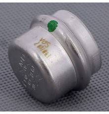 Заглушка пресс нержавеющая сталь Sanpress Inox VIEGA 28