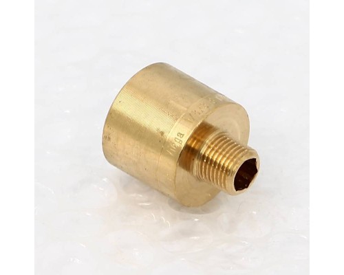 Переходник круглый НВ Viega 1/8" x 3/8" бронза