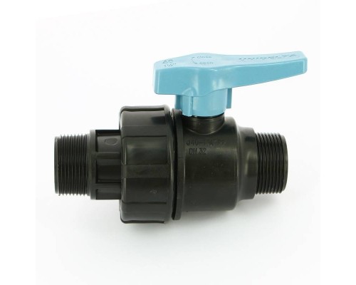 Кран НН Unidelta 1"1/4 для труб ПНД полипропилен PP-B