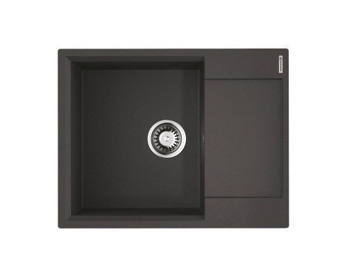 Omoikiri Daisen 65T BL Кухонная мойка из Tetogranit 65x23 см, крыло справа, цвет: черный 4993519