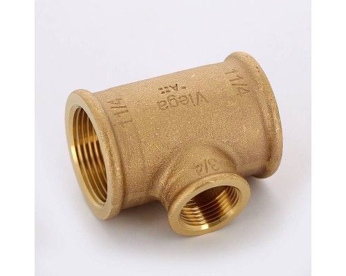 Тройник В бронза VIEGA 1 1/4" x 3/4" x 1 1/4"