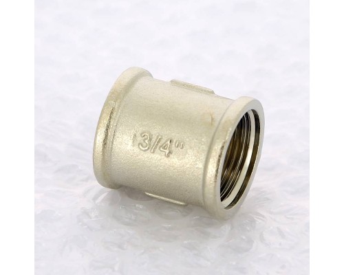 Муфта В никелированная UNI-FITT 3/4" Муфта В никелированная UNI-FITT 3/4"