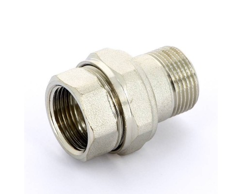 Разъемное соединение НВ никелированное с прокладкой O-ring UNI-FITT 3/4" прямое Разъемное соединение НВ никелированное с прокладкой O-ring UNI-FITT 3/4" прямое