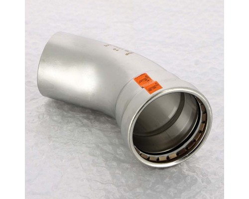 Угол-вставка пресс 45 град. нержавеющая сталь Sanpress Inox XL VIEGA 64 Угол-вставка пресс 45 град. нержавеющая сталь Sanpress Inox XL VIEGA 64