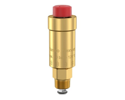 Воздухоотводчик автоматический Flamco Flexvent 3/8" с отсечным клапаном