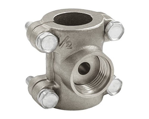 Обойма-тройник лат ремонт Ду20х15х20 м/м никель VALFEX VF.755.N.034.012.034