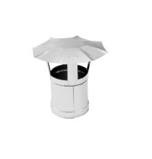 Зонт дымохода из нержавеющей стали (Диаметр 120 мм) для теплогенераторов Ballu-Biemmedue