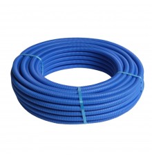 Труба HENCO RIXc в синей гофре, PEXc-AL-PEXc, 20х2, бухта 100 метров