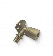 Угольник настенный для фальшстены с внутр. резьбой 16-Rp 1/2 длинный, 59 мм MX