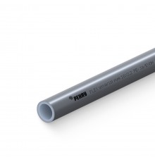 Труба из сшитого полиэтилена Flex 16х2.2, PE-Xa/EVOH, бухта 100 м, универсальная, серебристая