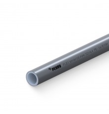 Труба из сшитого полиэтилена Flex 32х4.4, PE-Xa/EVOH, бухта 50 м, универсальная, серебристая