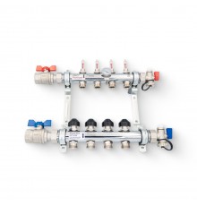 Комплект коллекторов с шаровыми кранами HKV-D 10 контуров