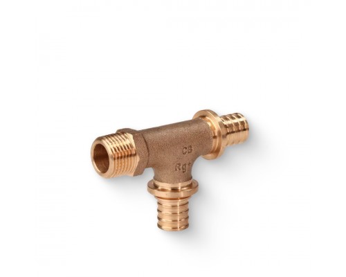 Тройник РЕХАУ с наружной резьбой 20-20-R 1/2 RX+