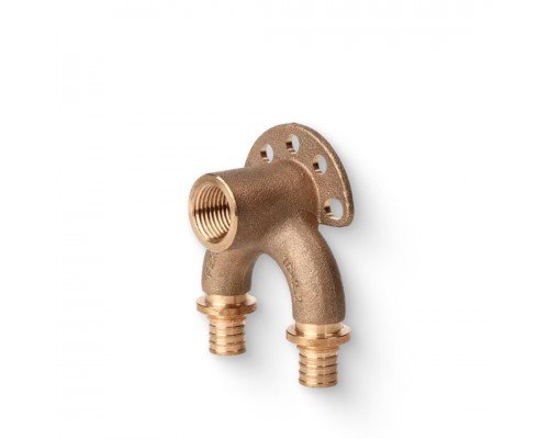 Проточный настенный угольник РЕХАУ 16/16-Rp 1/2 короткий RX+