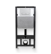 Инсталляция для унитаза REHAU NOVAFLOW с кнопкой NOVA QUAD 001 белый глянец 521963