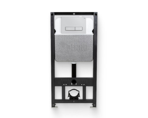 Инсталляция для унитаза REHAU NOVAFLOW с кнопкой NOVA QUAD 001 белый глянец 521963