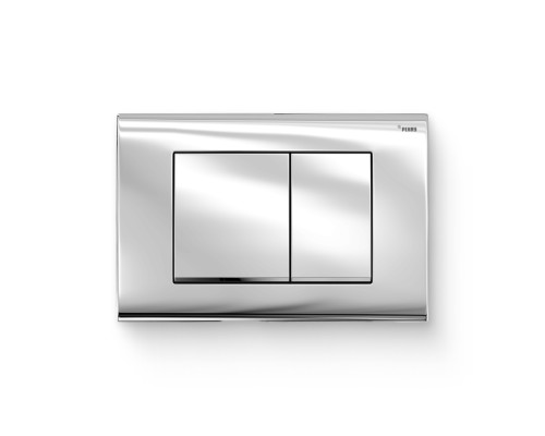 Кнопка смыва REHAU Nova Quad 001 пластик хром глянцевый 13170531001