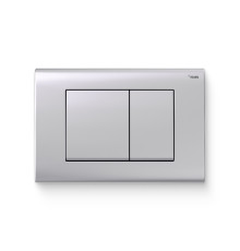 Кнопка смыва REHAU Nova Quad 001 пластик серебристый матовый 13170521001