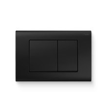 Кнопка смыва REHAU Nova Quad 001 пластик черный матовый 13170541001