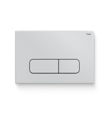 Клавиша смыва REHAU Nova Ellipse 001 пластик белый глянцевый 521888