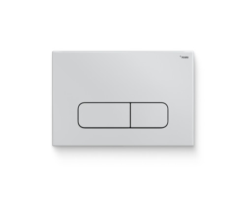 Клавиша смыва REHAU Nova Ellipse 001 пластик белый глянцевый 521888