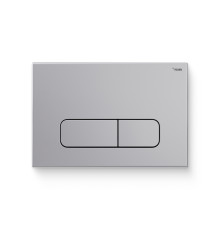 Кнопка смыва REHAU NOVA ELLIPSE 001 пластик серебристый матовый 521892