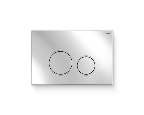 Кнопка смыва REHAU NOVA ORB 001 пластик хром глянцевый 521923