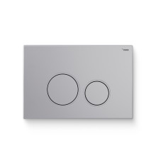 Кнопка смыва REHAU NOVA ORB 001 пластик серебристый матовый 521922