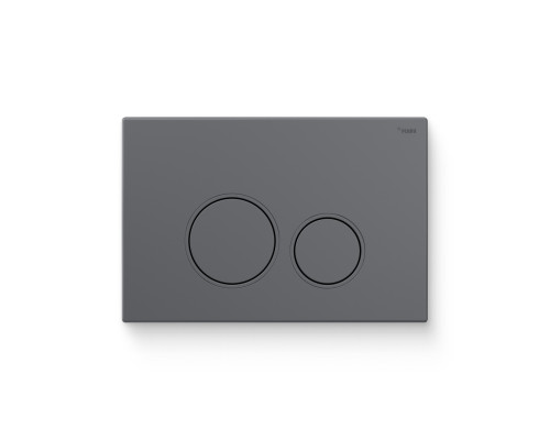 Кнопка смыва REHAU NOVA ORB 001 пластик графитовый матовый 521919