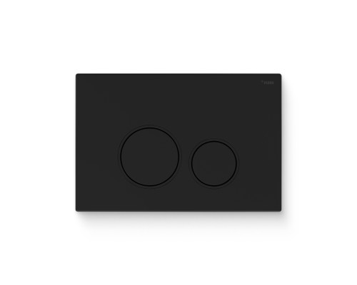 Кнопка смыва REHAU NOVA ORB 001 пластик черный матовый 521924