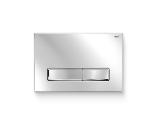 Кнопка смыва REHAU NOVA LONG 001 пластик хром глянцевый 521908