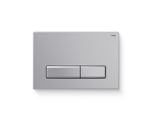 Кнопка смыва REHAU NOVA LONG 001 пластик серебристый матовый 521907