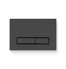 Кнопка смыва REHAU NOVA LONG 001 пластик черный матовый 521909