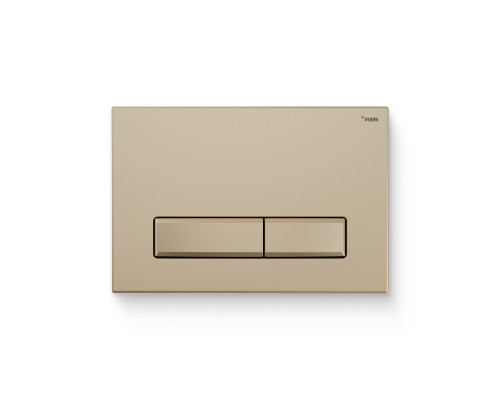 Кнопка смыва REHAU NOVA LONG 001 пластик золотой матовый 521905