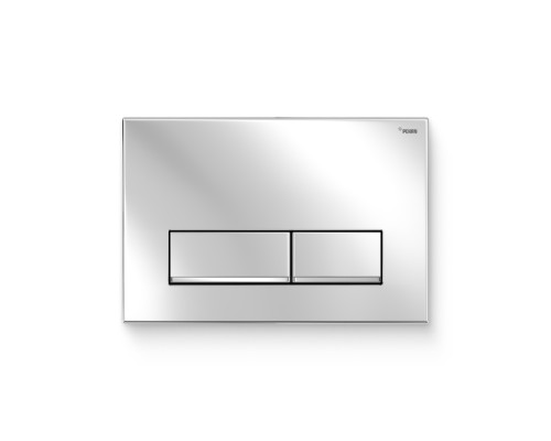 Кнопка смыва REHAU NOVA LONG 002 пластик хром глянцевый 521916