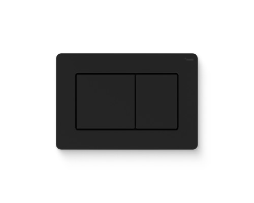 Кнопка смыва REHAU NOVA PUBLIC антивандальная нержавеющая сталь черная матовая 521941