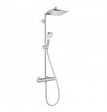 Душевая система HansGrohe HG Crometta Е 240 1jet Showerpipe с термостатом хром