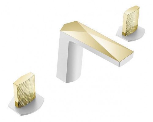 Boheme Venturo Смеситель врезной на 3 отв., Touch, цвет: white 150-WG-TOUCH