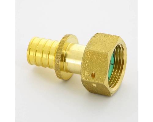 Муфта аксиальная-В Uni-Fitt 20 x 3/4" с накидной гайкой плоской прокладкой Муфта аксиальная-В Uni-Fitt 20 x 3/4" с накидной гайкой плоской прокладкой