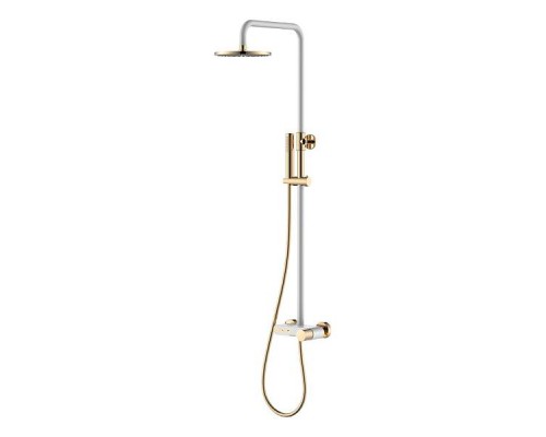 Boheme Stick Душевая стойка с верхним душем 30х57х112,5h см, цвет: white 128-WG.2