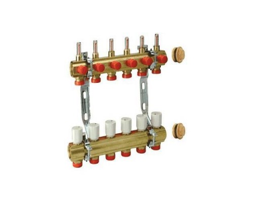 Группа коллект лат расход 1" м/м 6в 3/4" ЕК н/р Giacomini R553KY066