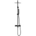 Allen Brau Priority Душевая стойка 27,7x50,9x123,2h см, излив 11,4 см, цвет: черный мат. 5.31A10-31